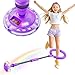Flooyes Skip Ball for Kids Ankle Skip Ball Toy with Counter Timer and Cal Calculator Girl Birthday Gifts for Age 6 7 8 9 10 Rechargeable Colorful Flash Wheel Skip Ball for Girls Women - Image 3