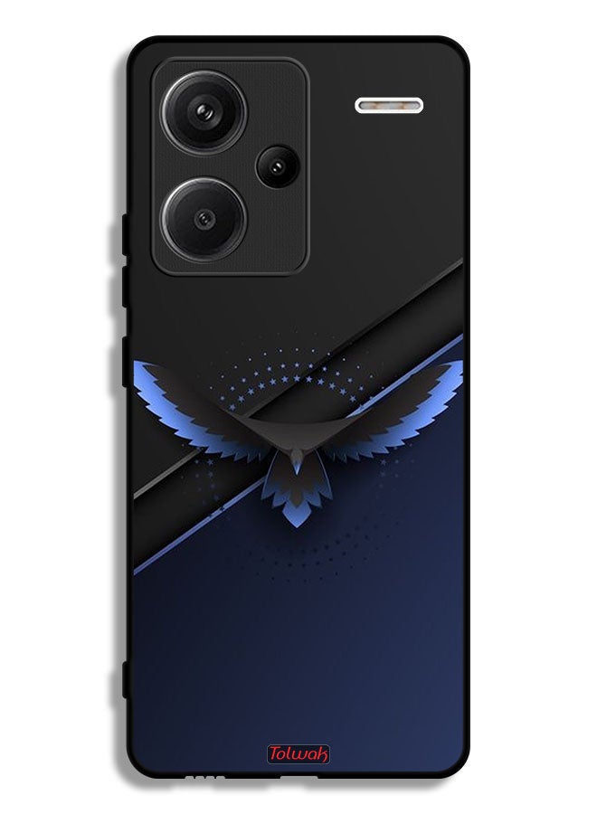 Tolwak Xiaomi Redmi Note 13 Pro Plus Protective Case Cover Eagle Digital Abstract Art - Image 1