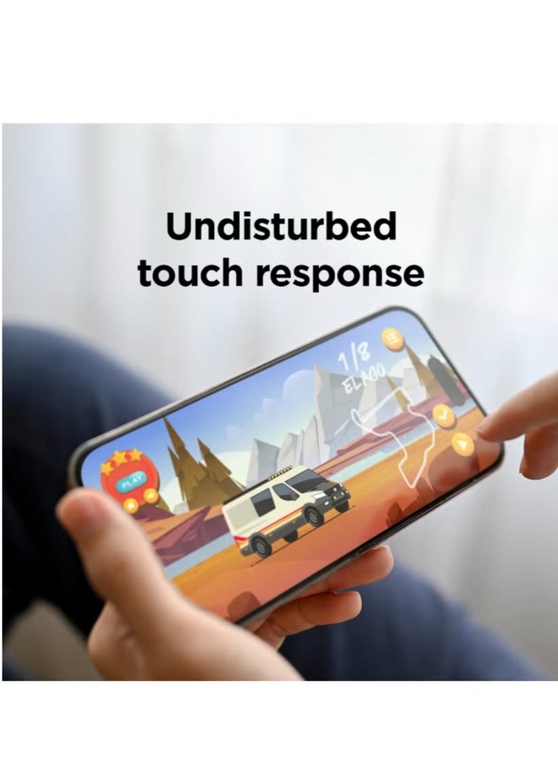 Original Privacy Screen Protector for Samsung Galaxy S25 Plus – Anti-Static Tempered Glass with ESD Privacy, 9H Hardness, Anti-Peep, Dust-Proof, Super Smooth Touch - Image 4