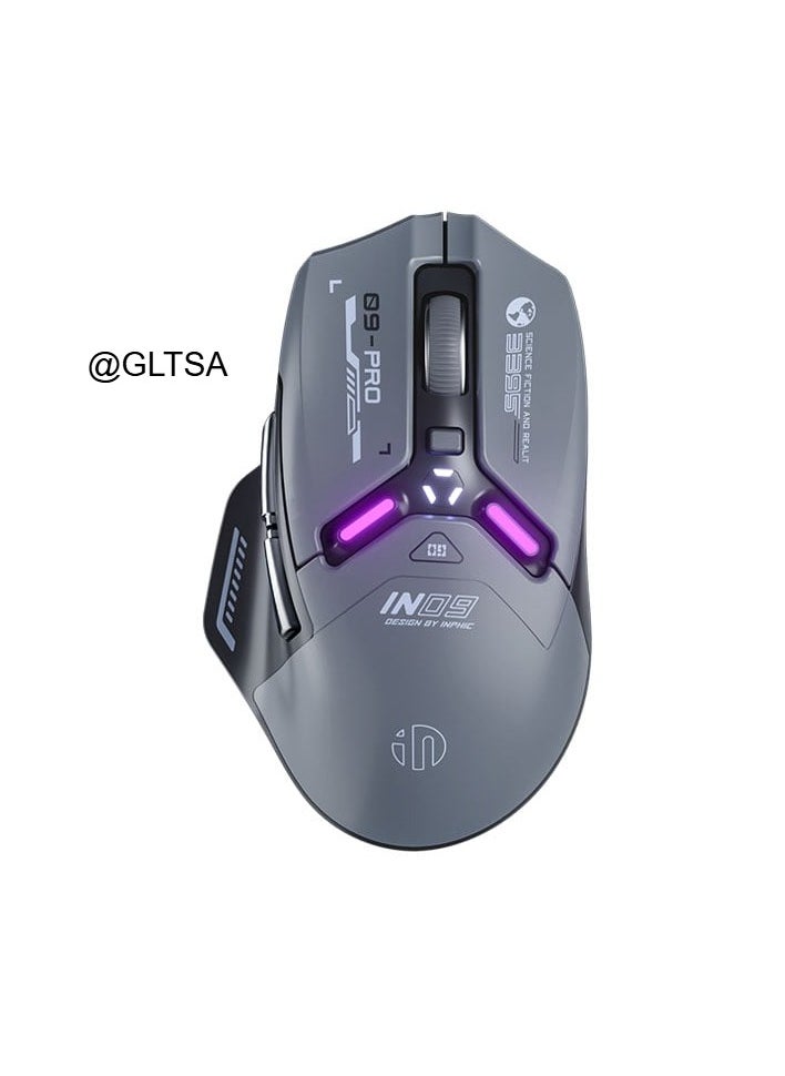 inphic Inphic IN9PRO Wired and Wireless Gaming Mouse Grey  - Image 1