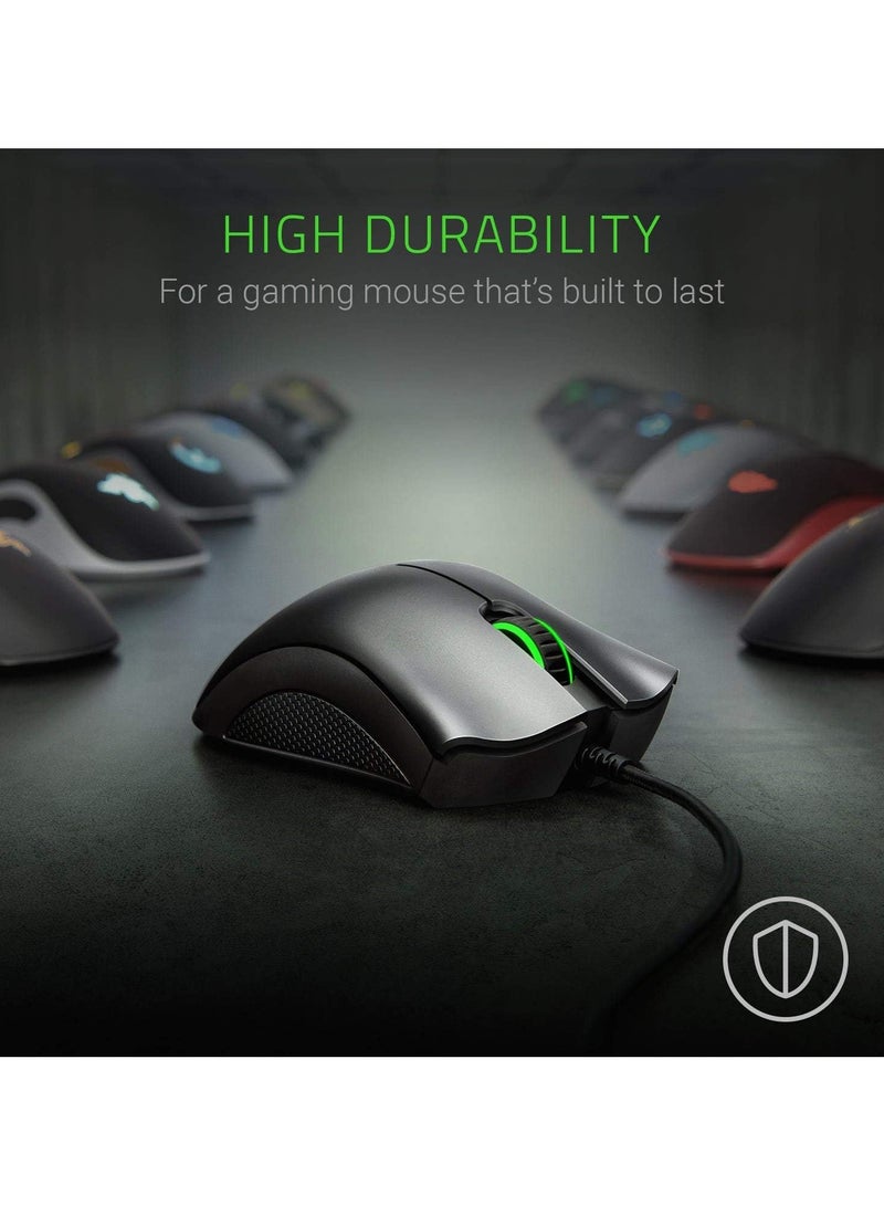 general Essential Gaming Mouse 6400 DPI Optical Sensor 5 Programmable Buttons Mechanical Switches Rubber Side Grips - Image 4