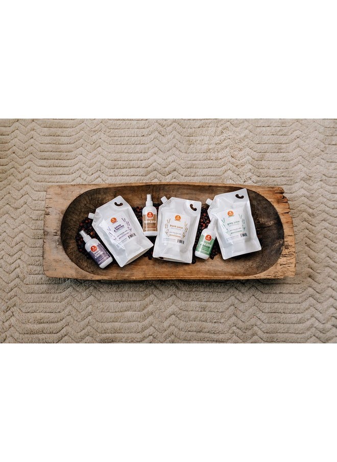 Oyin Handmade Juices & Berries Hydrating Herbal Leavein 1Liter Ecofriendly Refill Pouch  - Image 4