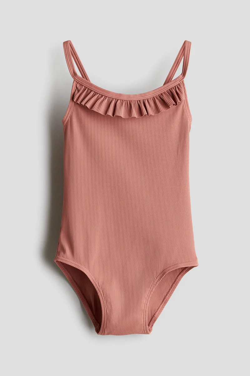 اتش اند ام Frill-trimmed swimsuit