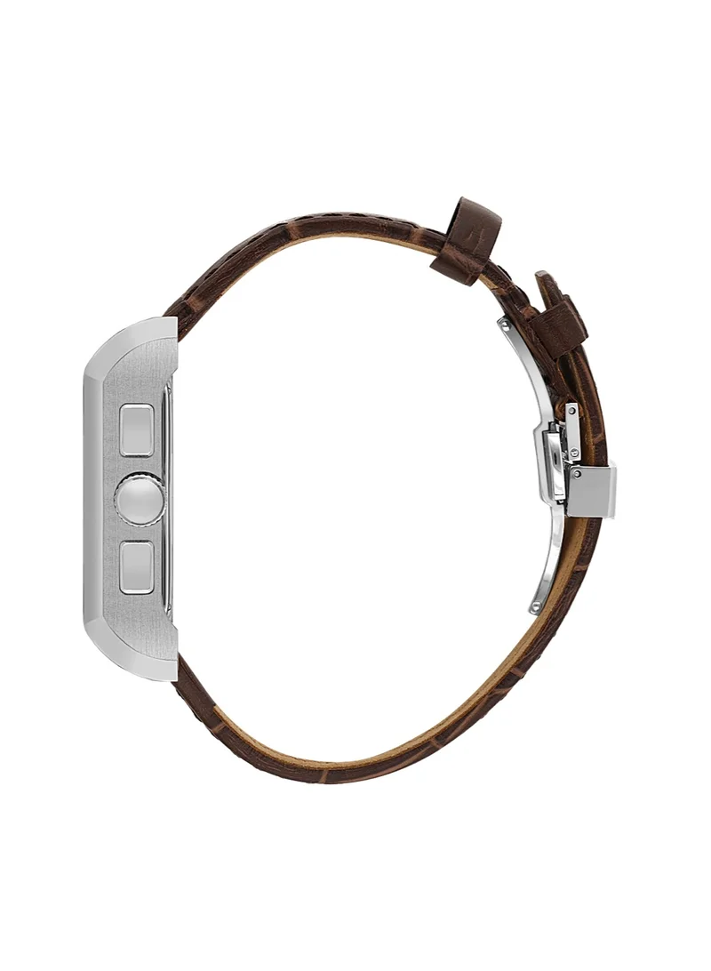 SANTA BARBARA POLO & RACQUET CLUB Santa Barbara Polo & Racquet Club - Legend Men's Watch | Leather Band with Steel Case | Analog | Square Dial | Sapphire Glass | Japanese Quartz | Water Resistance 50 Meters