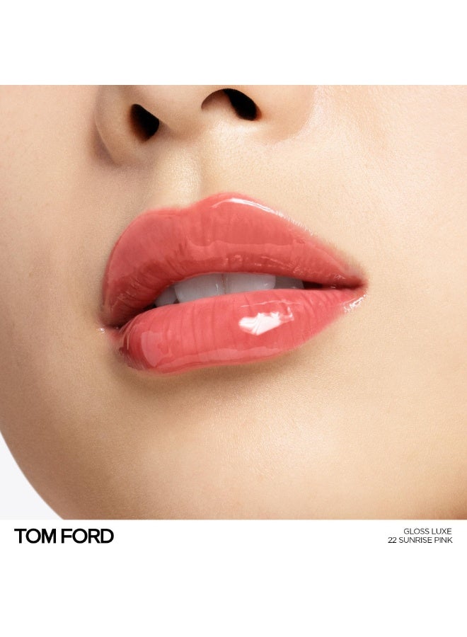 Tom Ford Gloss Luxe - 22  Sunrise Pink - Image 4