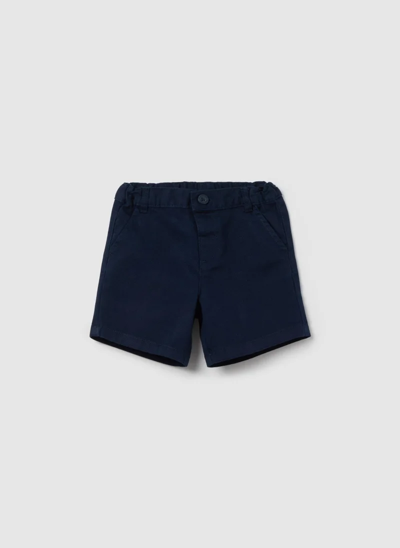 Ovs Bermuda Shorts In Dobby With Pockets