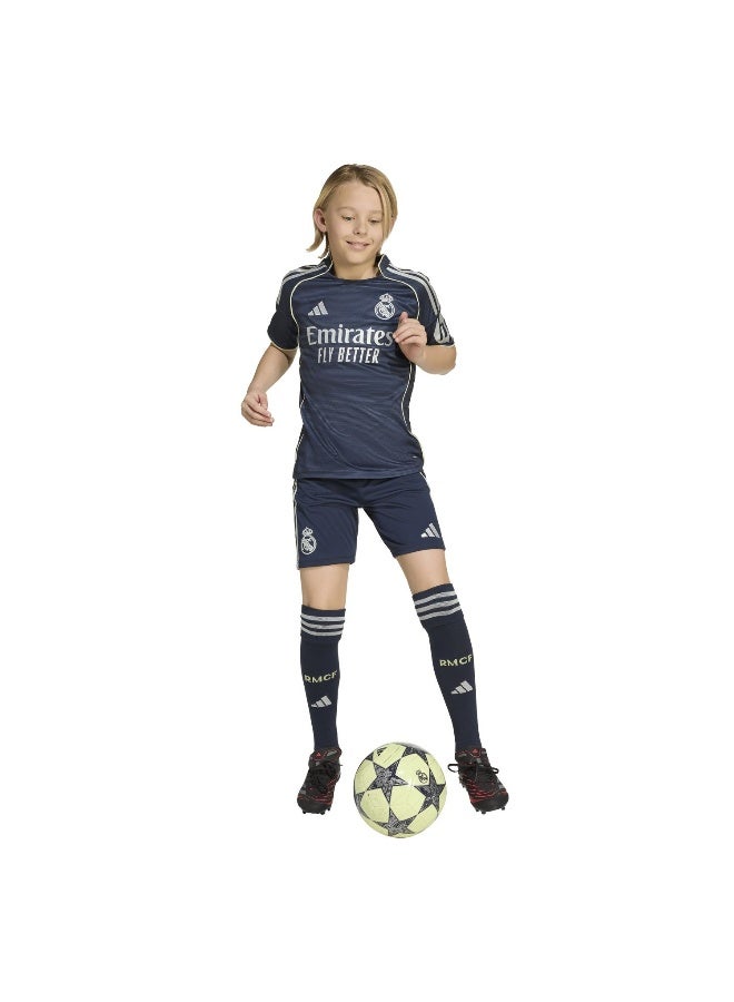 Adidas Real A Sho Y Blue Football Shorts For Junior 7-8Y - Image 4