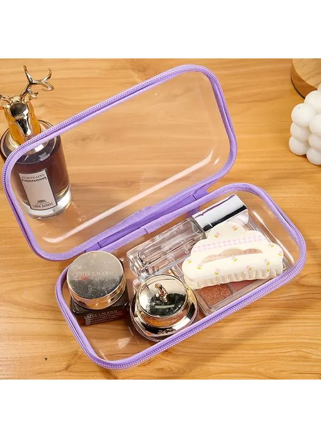 Clear Stackable Makeup Bags 4 Pack for Travel Cosmetic Storage - Image 2