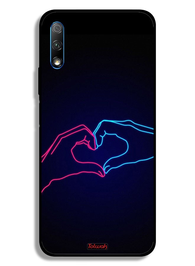 Tolwak Honor 9X (China) Protective Case Cover Touching Hand Making Heart - Image 2