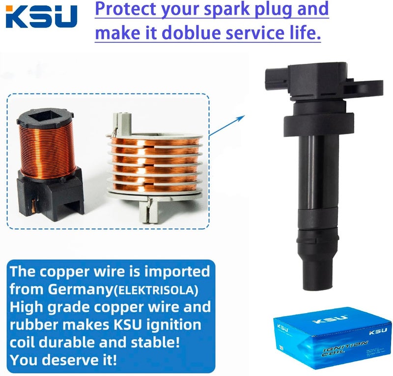 KSU Ignition Coil Pack for Kia Soul 2010-2011 1.6L L4 - Image 3