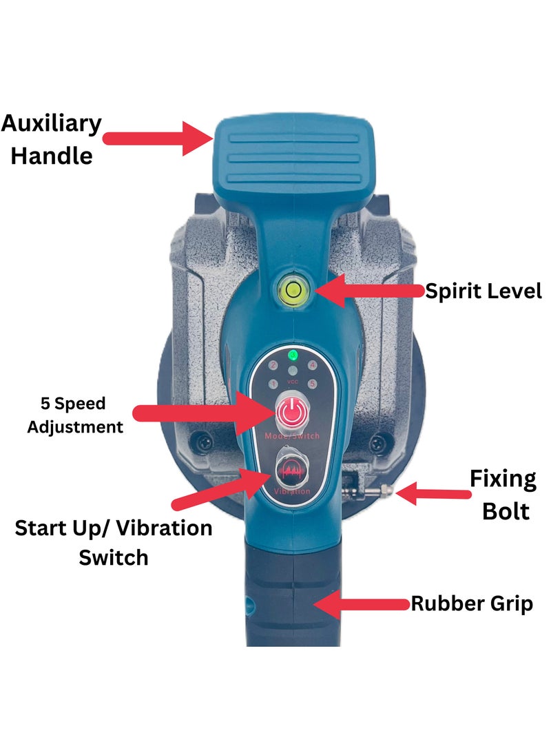 BOSS LIFE STYLE Tile Vibration Leveling Machine, Cordless Design Tile Laying Machine with German Technology, 2000-11000 r/min, Cordless Tile Vibrator, 80kg Adsorption, 148vf  - Image 4