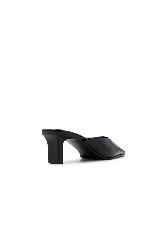 كول ات سبرنج ZAHRAA Glossy Mule Heels