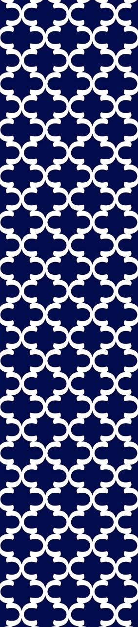 AEROHAVEN™ Abstract Multicolour HD Digital Modern 4 Seater Table Runner Cloth Cover - TR19 - (Blue, 13 x 60 Inch) - Image 2
