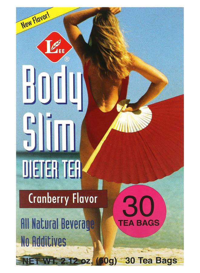 Uncle Lee's Tea Body Slim Dieter Tea Cranberry  30 Tea Bags 2.12 oz (60 g)