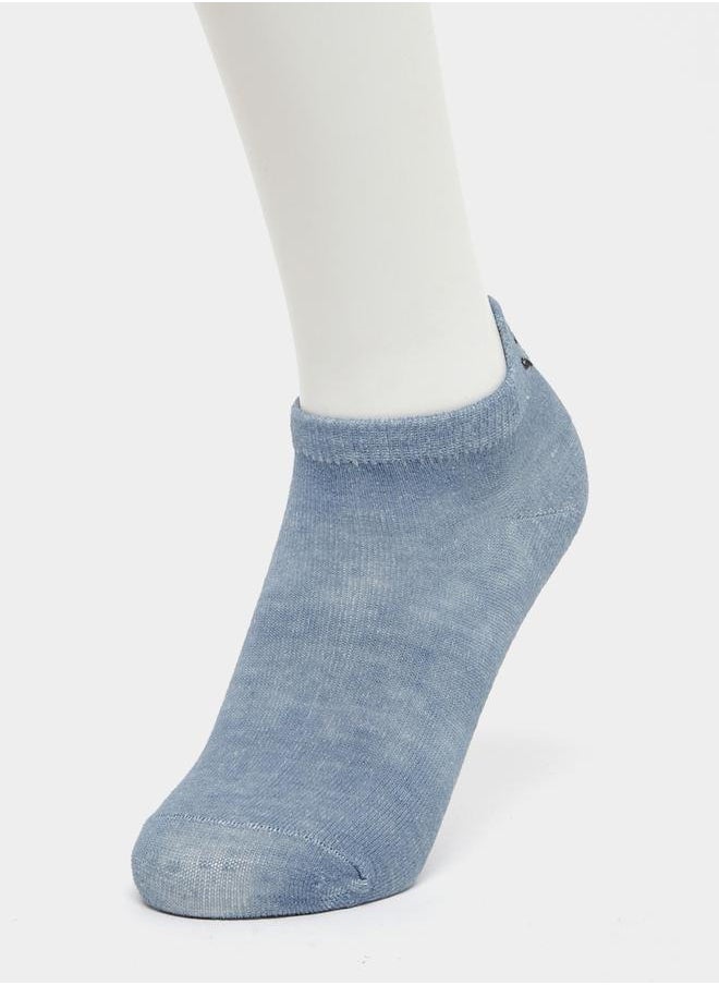 Styli Set of 10 - Embroidered Detail Ankle Socks  - Image 4