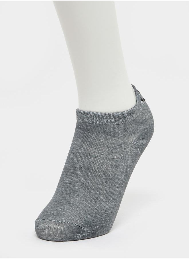 Styli Set of 10 - Embroidered Detail Ankle Socks  - Image 2