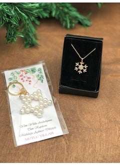 Masalsı Concept Fairytale Concept Stylish and Special New Year Gift Necklace and Pearl Keychain 