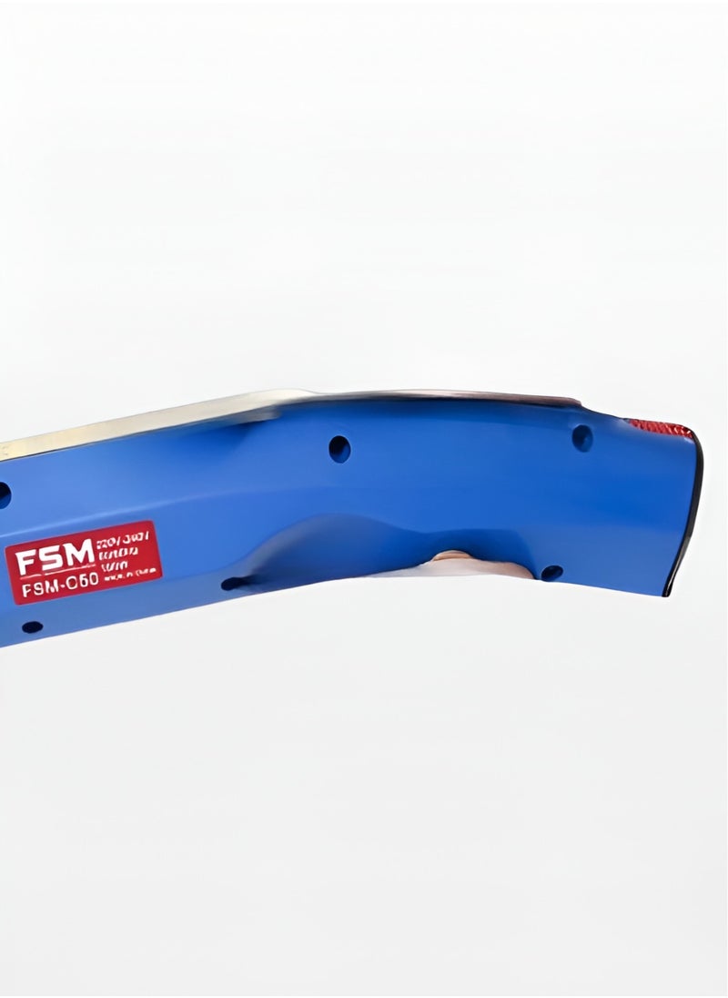 fakhro_sewing_machines - FSM - C50 Charging Fabric Cutting Machine Offers a trimming capacity  of up to 5mm and  Equipped with a 35W  | 3.6V  rechargeable battery | Perfect for fabric, threads, and  light materials, suitable for tailoring, crafting,  or home use | Blue color - Image 1