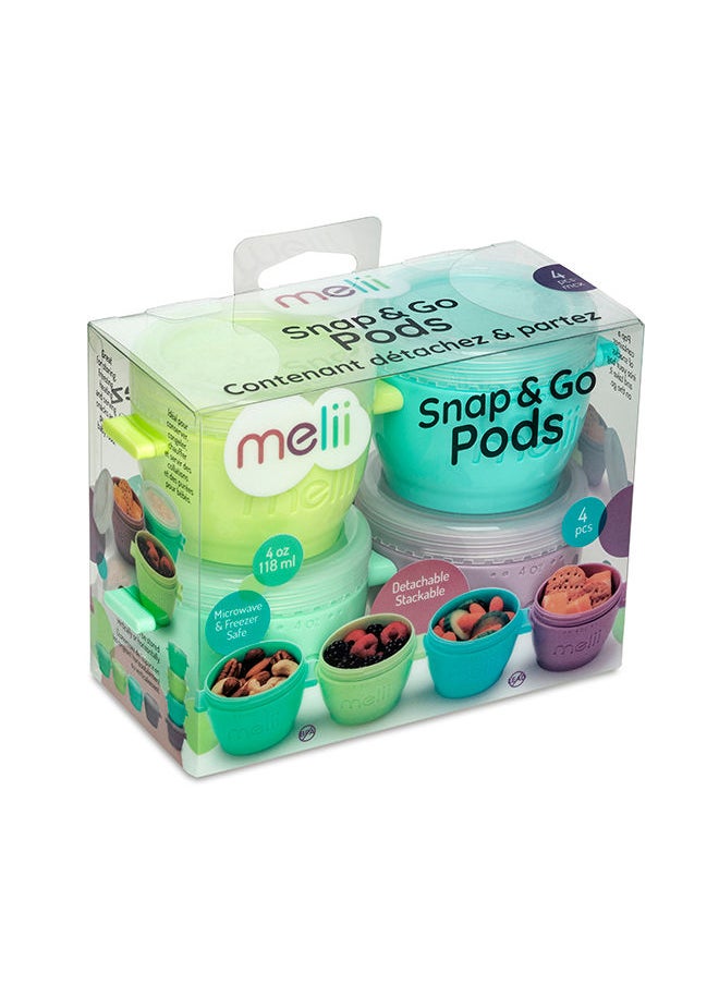 melii Snap And Go Pods (4oz, set of 4) 