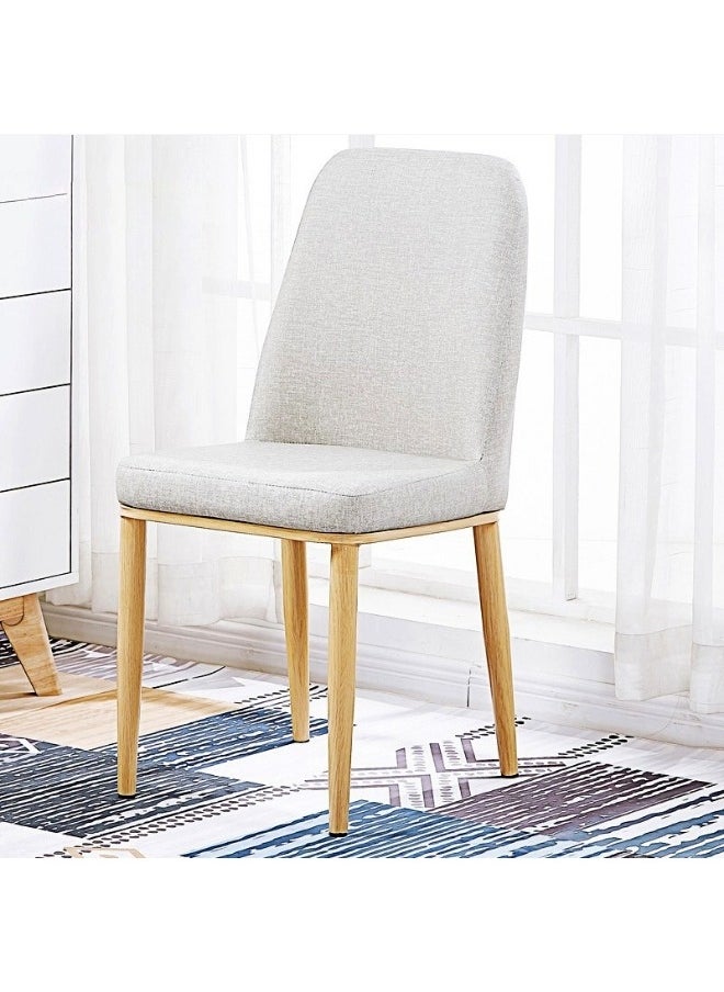 SMART HOME Modern Comfortable Padded Chair Living Room Dining Chair Makeup Room Chair Cafe Chair  - Image 3