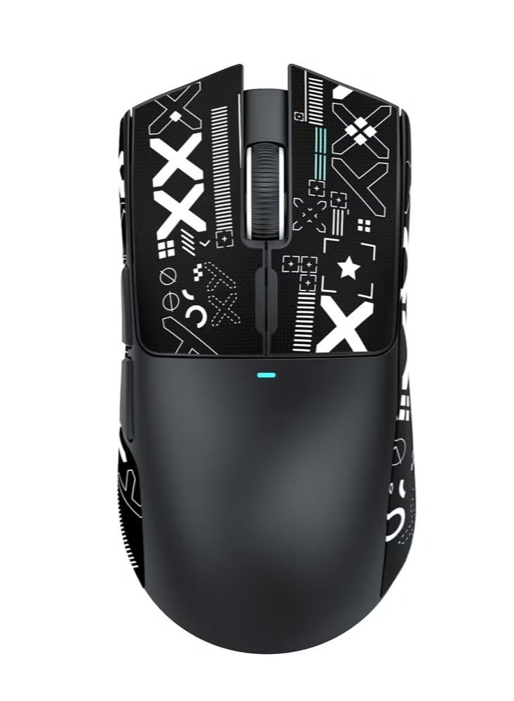 هجوم القرش ماوس ألعاب لاسلكي ثلاثي الأوضاع X11 مزود بشاحن مغناطيسي، ماوس خفيف الوزن ومضاد للانزلاق، مستشعر PixArt PAW3311، 22K DPI، BT/2.4Ghz/سلكي، للكمبيوتر الشخصي/MAC - Image 2