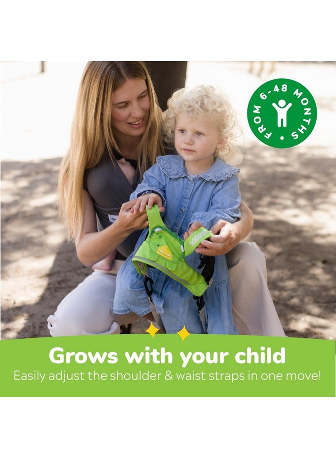 Trunki Toddler Leash - Fuss Free Toddler Walking Reins & Kids Safety Harness | Baby Leash for Kids - Dudley Dinosaur (Green) - Image 4