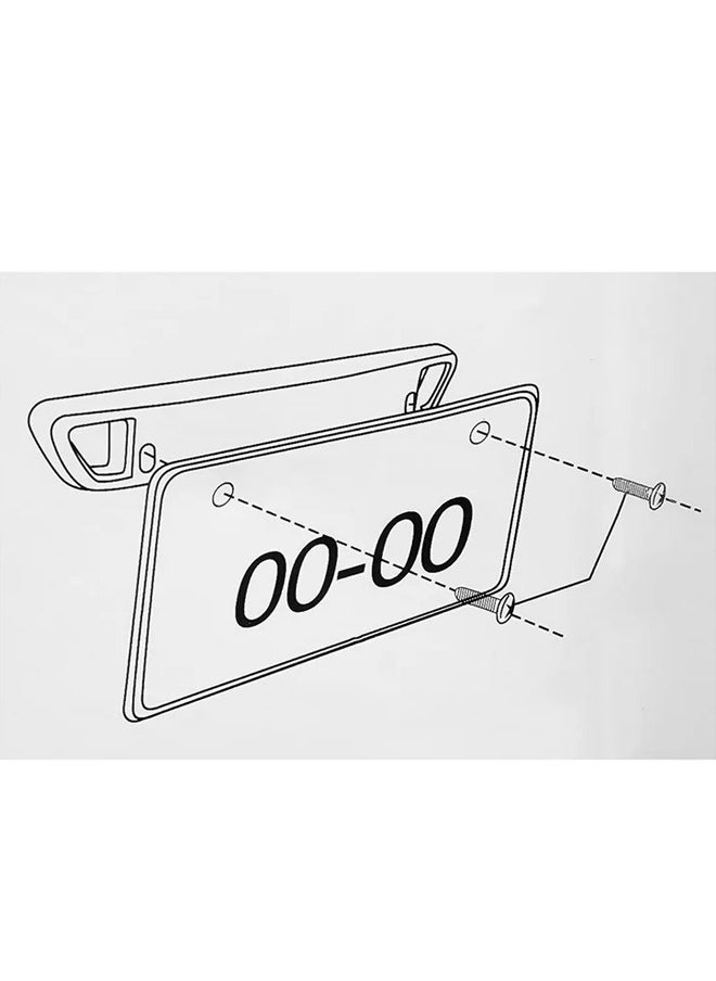Generic Car Number Plate Holder Fits All Cars – CPS-398  - Image 5