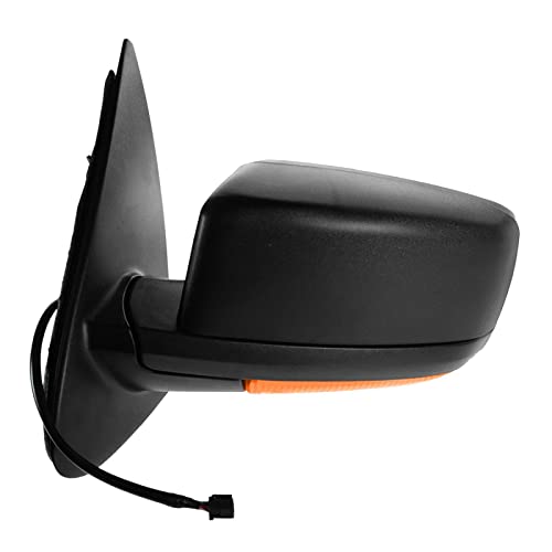 TRQ Left Mirror with Heat Manual Folding with Memory Drivers Side Compatible with 2003-2004 Ford Expedition FO1320339 - Image 2