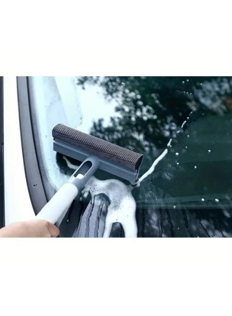 LDQ 3-in-1 High-Pressure Glass Cleaner with Adjustable Spray Nozzle & Scratch-Resistant Squeegee - Stainless Steel, Plastic & Silicone Multi-Surface Cleaning Tool for Car Windows, Bathroom Mirrors, Tile Walls - Home & Commercial Use, Windshield Cleaner, Ergonomic Design - Image 5