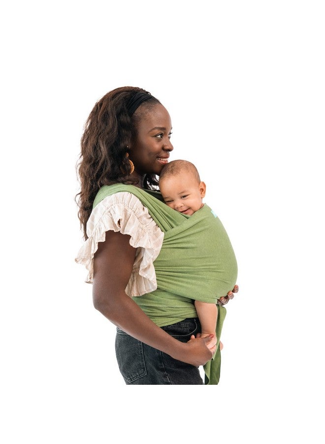 موبي حاملة موبي بيبي راب للأطفال حديثي الولادة وحتى الأطفال الصغار (8-33 رطلاً)، حاملة أطفال خفيفة الوزن للغاية بتصميم حر اليدين، قابلة للتعديل لتناسب جميع أنواع الجسم (كيوي) - Image 4