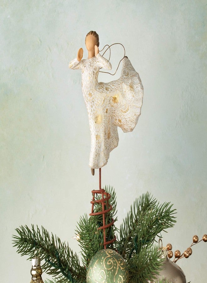 Willow Tree Song of Joy Tree Topper, Sculpted Hand-Painted Figure - Image 4