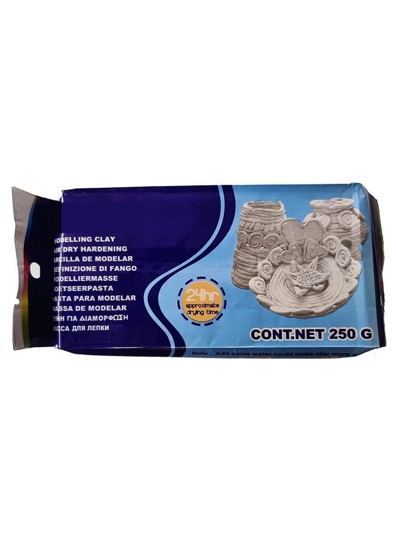 Dozen Modelling Clay Air Hardening White 250 Grams - Image 2