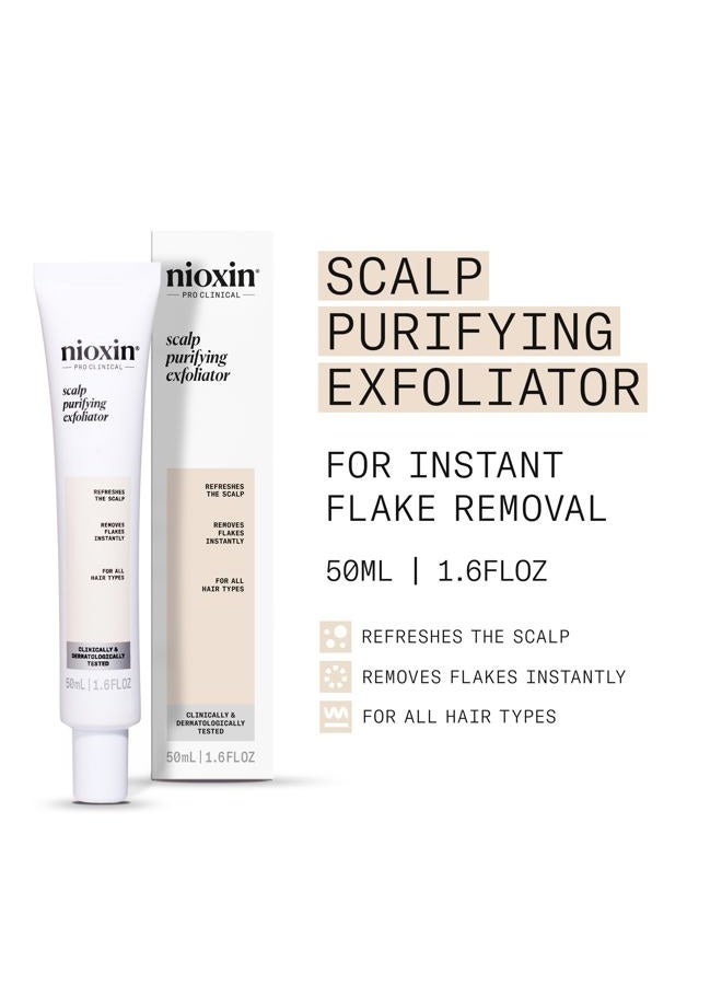 Nioxin Scalp Recovery Purifying Exfoliator, Scalp Exfoliator Dandruff Treatment, 1.6 oz (Packaging May Vary) - Image 3