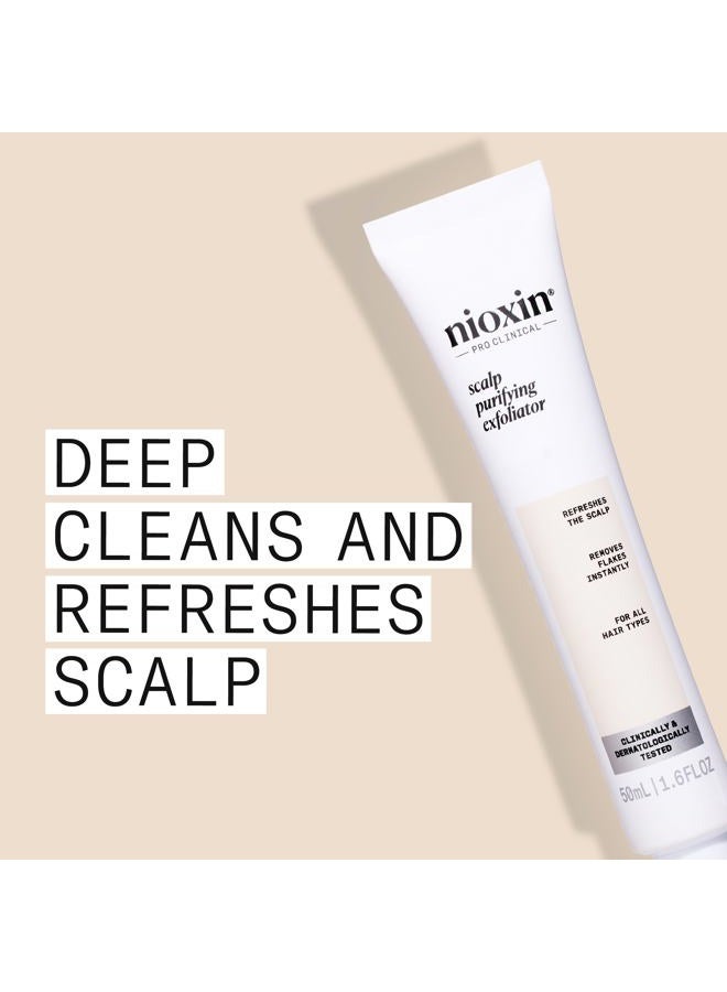 Nioxin Scalp Recovery Purifying Exfoliator, Scalp Exfoliator Dandruff Treatment, 1.6 oz (Packaging May Vary) - Image 4