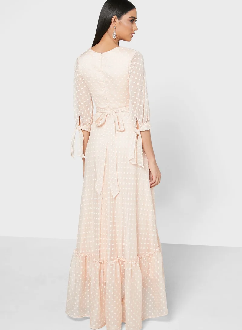 Fashion Trends by Suzy Matar Asymmetric Embellished Dress