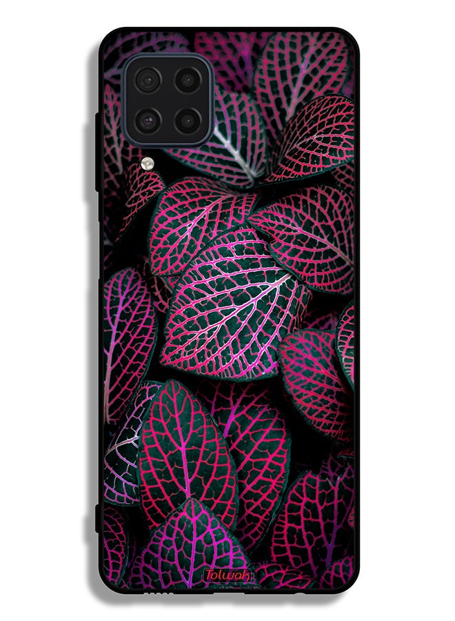 Tolwak Samsung Galaxy M22 Protective Case Cover Salja Leaves - Image 2