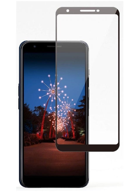 Google Pixel 3A   5D Tempered Glass,Full Glue Full Coverage Premium Pro Tempered Glass Screen Protector For Google Pixel 3A (5D)