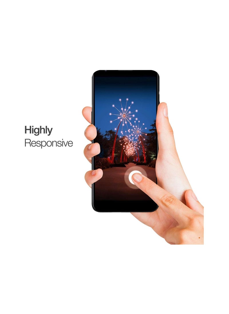 Google Pixel 3A   5D Tempered Glass,Full Glue Full Coverage Premium Pro Tempered Glass Screen Protector For Google Pixel 3A (5D)