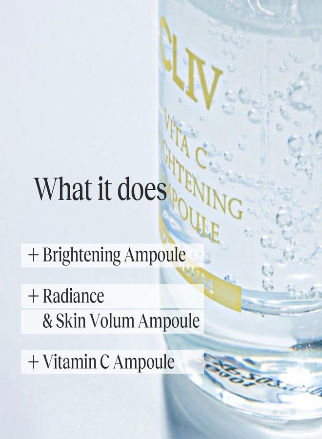 CLIV Vita C Brightening Ampoule Facial Serum | 85% Lemon Water | Skin Dullness Treatment | Vitamin Skincare |Skin Refreshing Serum | Korean Skincare (1.01 fl oz, 30ml) - Image 4
