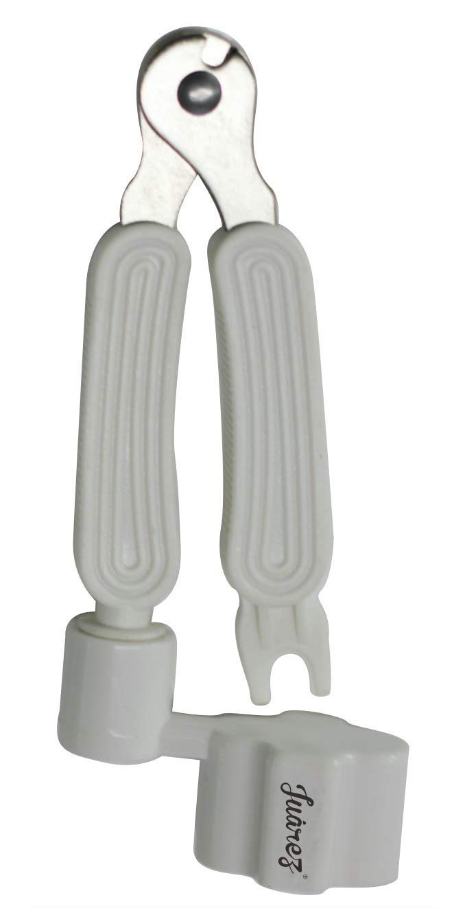 Juarez 3-In-1 Guitar String Winder And Cutter, Multifunctional Guitar String Pin Puller, Guitar Repairing and Adjustment Tool, White (JRSW200WH) - Image 1