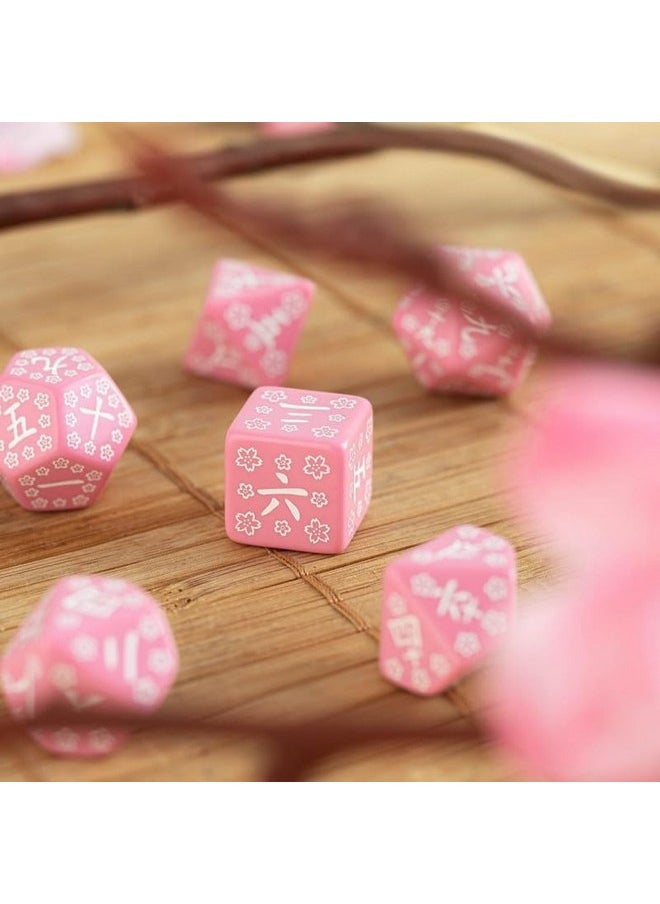 Q WORKSHOP - Q-Workshop Japanese Dice Set: Sweet Spring Memory - Image 1