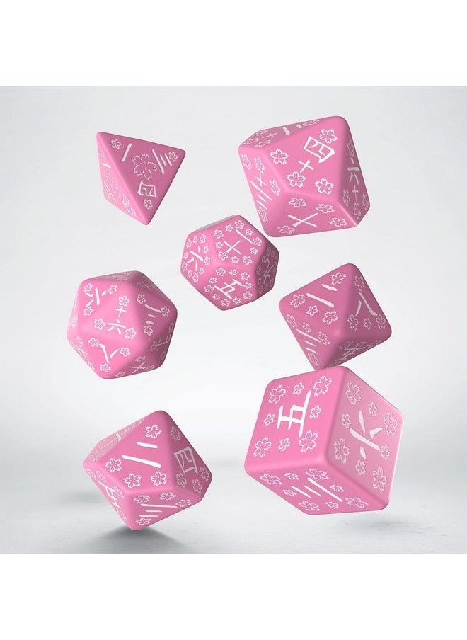 Q WORKSHOP - Q-Workshop Japanese Dice Set: Sweet Spring Memory - Image 1