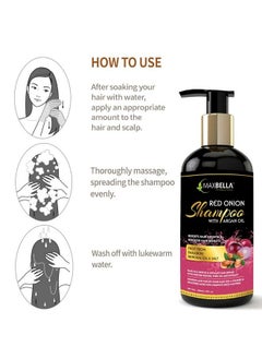 MAXBELLA Anti Hair Fall Express Spa Range With Onion Hair Oil + Onion Shampoo For Hair Fall Control (2 Items In The Set)  - Image 5