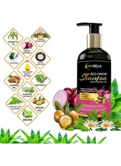 MAXBELLA Anti Hair Fall Express Spa Range With Onion Hair Oil + Onion Shampoo For Hair Fall Control (2 Items In The Set)  - Image 3