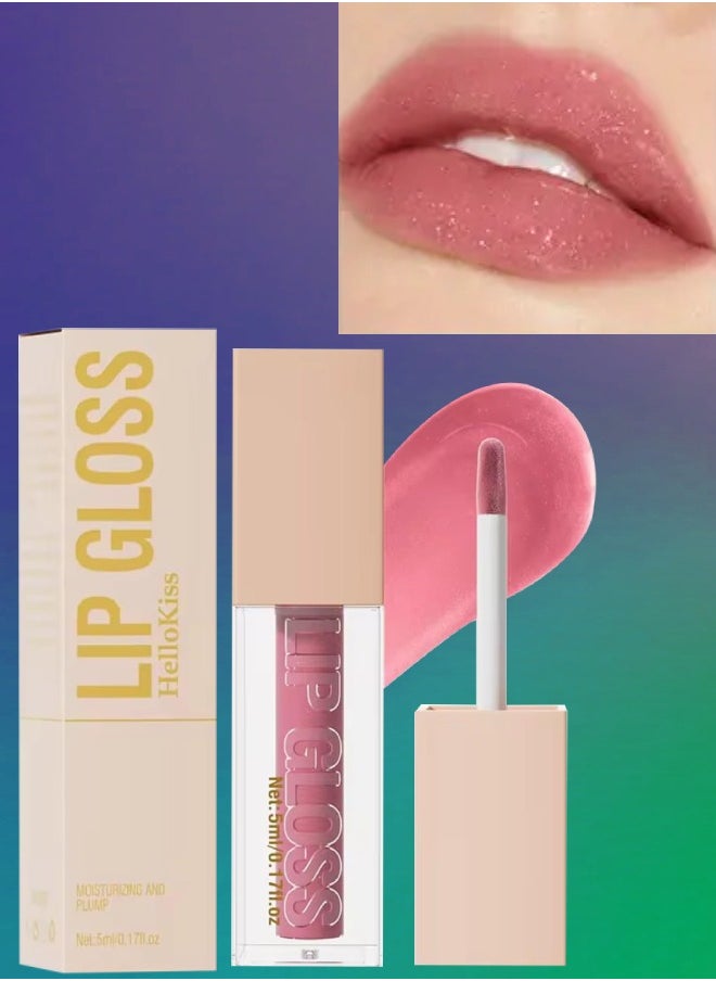 HelloKiss Ultra Glossy Lip Gloss Moisturizing Plump Moist Soft Lip Lifter Gloss Light Fine Texture Lipstick Lip Color Lip Oil Lip Gloss Plumper Volumizing lip Makeup Lip Gloss Oil 05  - Image 1