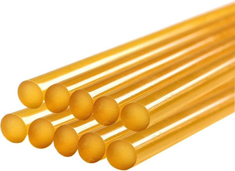 GLISTON Dent Repair Glue Sticks, Paintless Dent Puller Tool Glue Stick for Hot Glue Gun Car Repair Dent Rmover Tool Set - 10 PCS Yellow Glue Sticks - Image 1