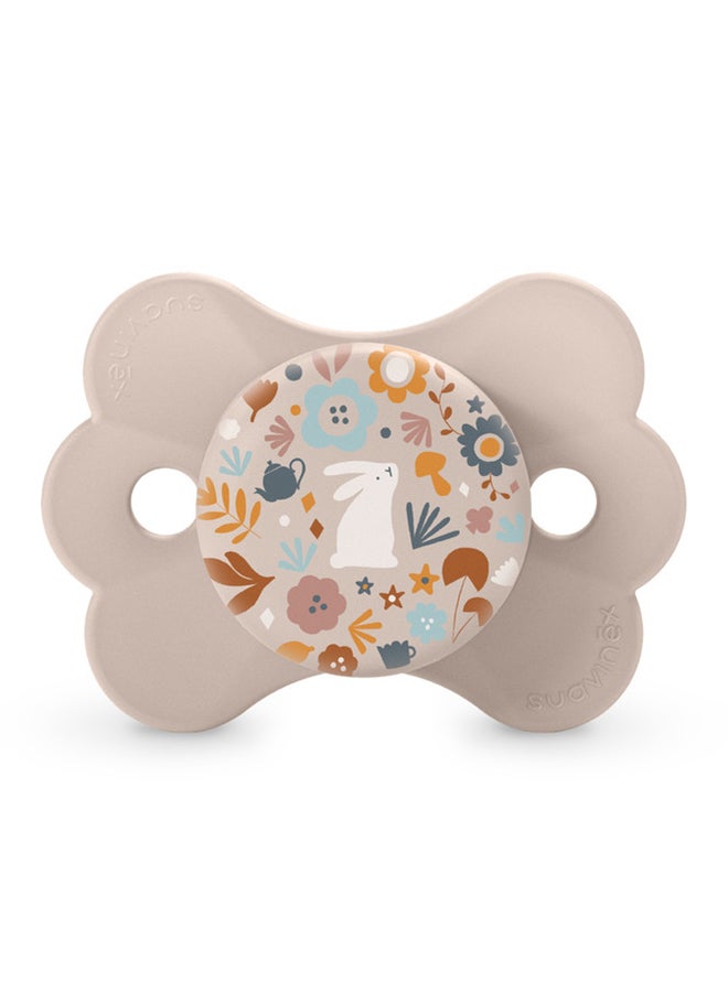 SUAVINEX Sx Pro Ultra Soft Butterfly Shape Baby Pacifier For Babies 0-6 Months With Silicone Nipple Physiological Teat Safe For Baby - Pink - Image 1