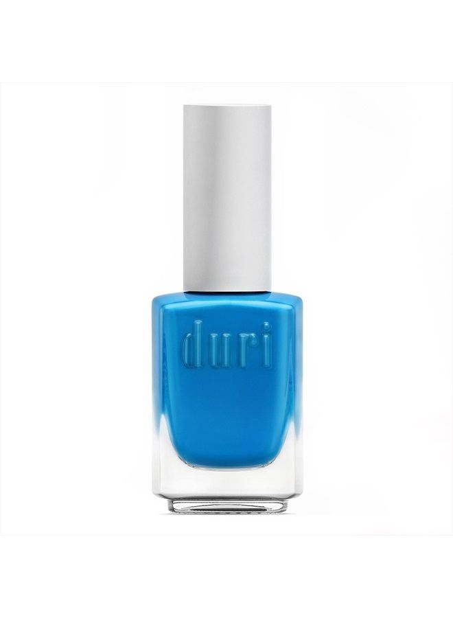 duri Nail Polish, 160N Tsunami, Neon Blue, Matte, Opaque, 0.5 fl.oz. - Image 1