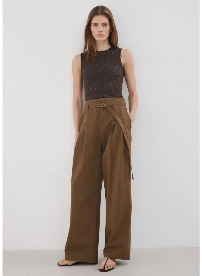 MANGO  Fitted studded top for Women | Best Price UAE