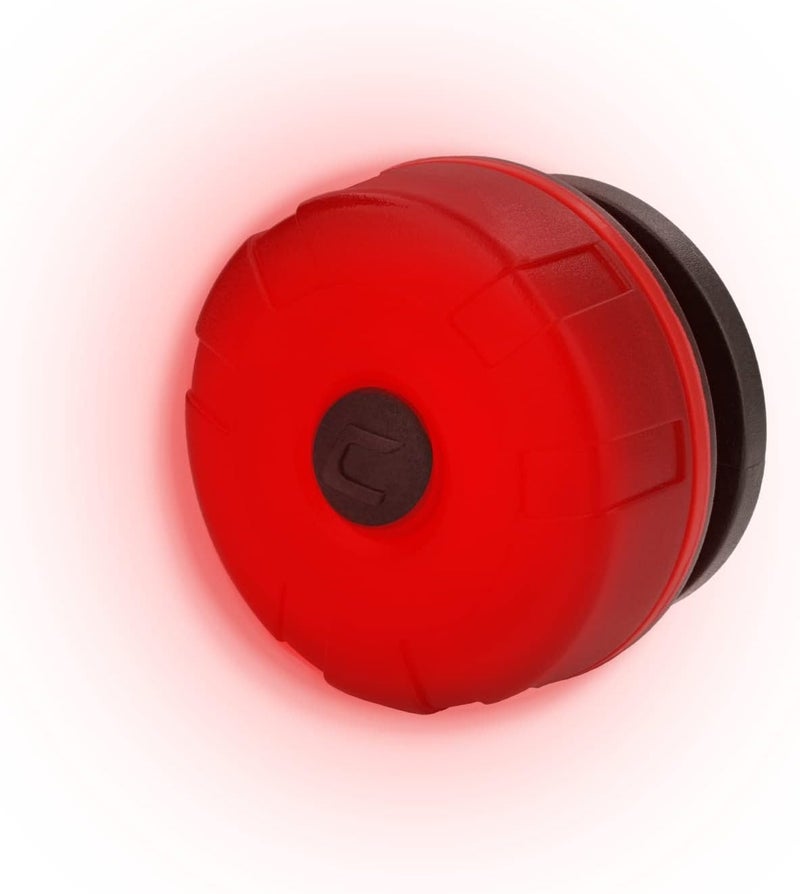 Coast Coast SL1R USB Rechargeable Safety Clip Light with Red Light MultiMode and Adhesive Dual Mount Running Walking Cycling Job Site HelmetHard Hat Compatible Dog Light - Image 1